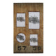 Photo Frame | Rectangular Wood | 4 Slot | Distressed Brown