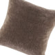 Throw Pillow Set | 20 x 20 | Piped Edges | Taupe Brown