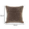Throw Pillow Set | 20 x 20 | Piped Edges | Taupe Brown