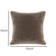 Throw Pillow Set | 20 x 20 | Piped Edges | Taupe Brown