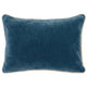 Throw Pillow | Rectangular | 20 x 14 | Piped Edges | Blue