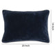 Throw Pillow | Rectangular | 20 x 14 | Piped Edges | Navy Blue