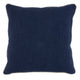 Throw Pillow | Textured Fabric | Piped Edges | Navy & Beige