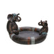 Elephant Bird Bath | Dad & Son Design | 10" | Polyresin | Bronze