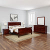Emery 4 Piece King Bedroom Set  | Sleigh Design | Cherry Wood