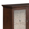 Traditional Wooden Buffet with Textured 2 Double Door Cabinet Brown BM230292