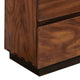 64 Inch 6 Drawer Wood Dresser with Fingertip Pulls Brown BM230391