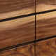 64 Inch 6 Drawer Wood Dresser with Fingertip Pulls Brown BM230391