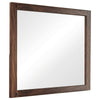Kai Mirror | 44" Rectangular | Wood Frame | Brown