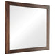 Kai Mirror | 44" Rectangular | Wood Frame | Brown