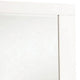 Rectangular Wooden Frame Mirror with Mounting Hardware White BM230509