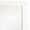 Rectangular Wooden Frame Mirror with Mounting Hardware, White