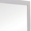 Wooden Frame Mirror with Mounting Hardware White By Casagear Home BM230512