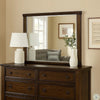Kai Mirror | Rectangular Frame | Mounting Hardware | Walnut Brown