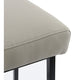 26 Inch Backless Counter Stool with Leatherette Seat Set of 2 Light Gray By Casagear Home BM230738
