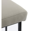 26 Inch Backless Counter Stool with Leatherette Seat Set of 2 Light Gray By Casagear Home BM230738