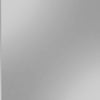 40 Inch Rectangular Wooden Frame Mirror, White