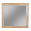 40 Inch Rectangular Wooden Frame Mirror, Brown