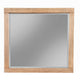 40 Inch Rectangular Wooden Frame Mirror, Brown
