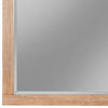 40 Inch Rectangular Wooden Frame Mirror, Brown