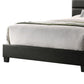 Contemporary Style Wooden Full Size Panel Bed, Gray By Casagear Home