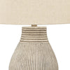 Nora Table Lamp | Drum Shade | Paper Composite Base | Beige