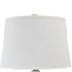 Nora Table Lamp | Double Gourd Ceramic Base | Hardback Shade | Cream