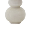 Nora Table Lamp | Double Gourd Ceramic Base | Hardback Shade | Cream