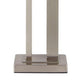 Nova Table Lamp Set | Metal Frame | Hardback Shade | White & Silver