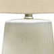 Nora Table Lamp | Speckled Ceramic Base | Drum Shade | Beige