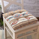 Tisa Chair Pad | Ikat Pattern | Traditional Fabric | Multicolor