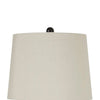 Dante Table Lamp Set | Turned Pedestal Metal Base | Bronze