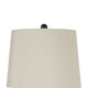 Dante Table Lamp Set | Turned Pedestal Metal Base | Bronze