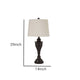 Dante Table Lamp Set | Turned Pedestal Metal Base | Bronze
