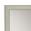 Molded Wooden Trim Mirror with Mounting Hardware Silver BM231672