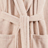 Marseille Fabric Bathrobe with Shawl Collar The Urban Port Beige By Casagear Home BM231754