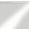 40 Inch Rectangular Wooden Frame Modern Mirror, Gray