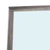 41 Inch Rectangular Wooden Frame Mirror Brown BM231883