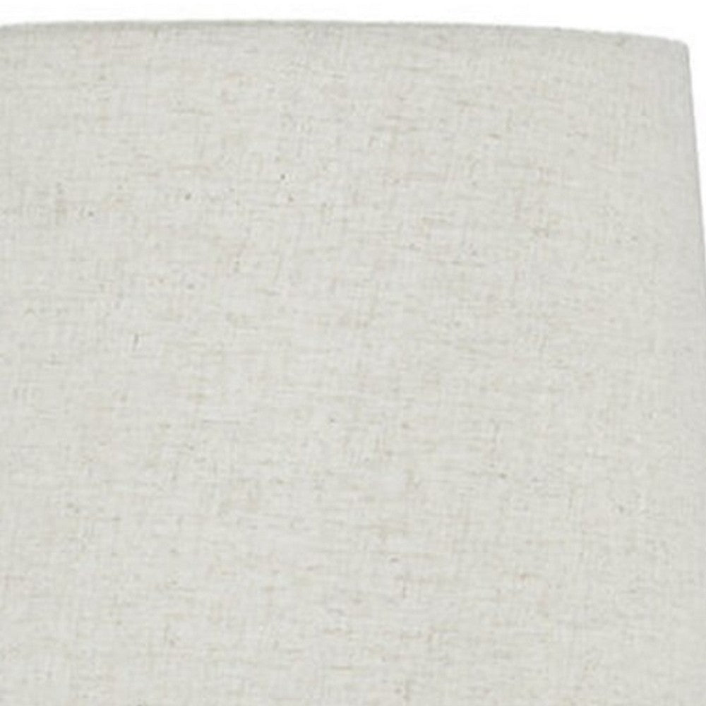Nova Table Lamp Set | Textured Base | Fabric Shade | White & Black