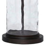 Kai Table Lamp | Drum Shade | Glass Insert Base | Bronze