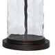 Kai Table Lamp | Drum Shade | Glass Insert Base | Bronze