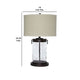 Kai Table Lamp | Drum Shade | Glass Insert Base | Bronze