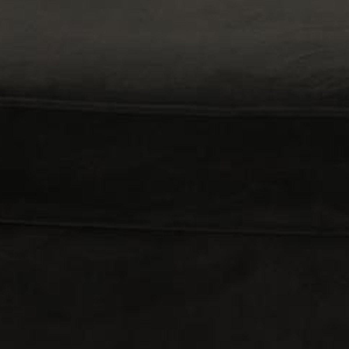 Fabric Ottoman with Nailhead Trim and Turned Feet Black By Casagear Home BM231974