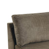 Nora Armless Chair | Fabric | Loose Back Pillows | Brown