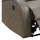 Ryder Power Recliner | 40" | Faux Leather | USB Port | Stone Gray