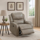 Ryder Power Recliner | 40" | Faux Leather | USB Port | Stone Gray