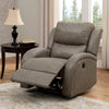 Ryder Power Recliner | 40" | Faux Leather | USB Port | Stone Gray