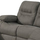 Ryder Reclining Sofa | 41’’ | Faux Leather | USB Port | Gray BM232081