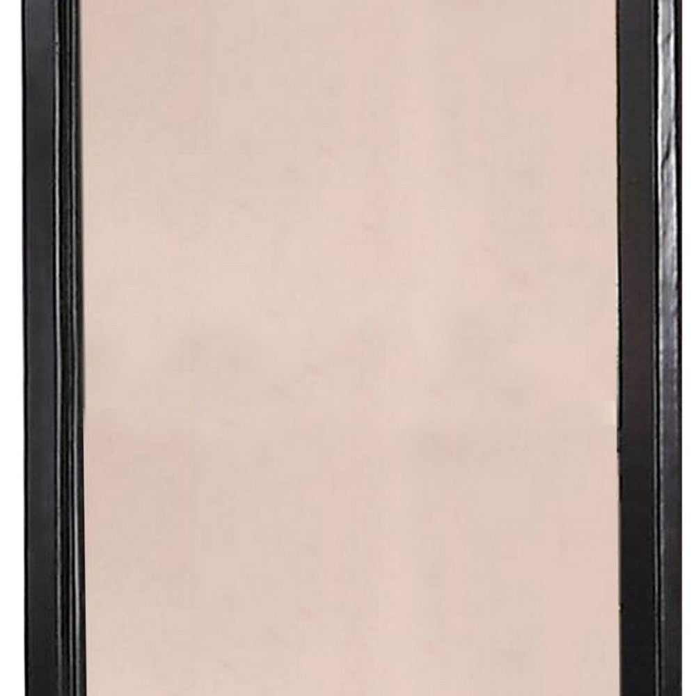 Kai Mirror | 36" | Rectangular Wood Frame | Black