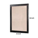 Kai Mirror | 36" | Rectangular Wood Frame | Black